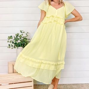 Yellow sundress // size small